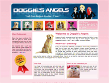 Tablet Screenshot of doggiesangels.com